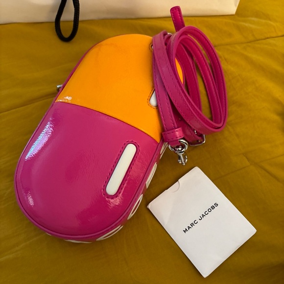 Marc Jacobs Vibrant Pink and Orange Crossbody Bag - Picture 1 of 3